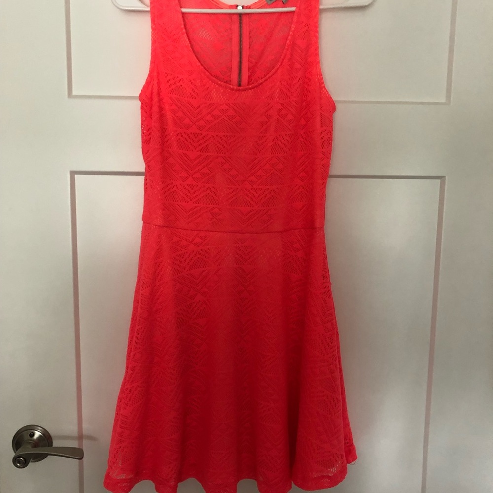 Brightneon  Charlotte Russe lace skater dress